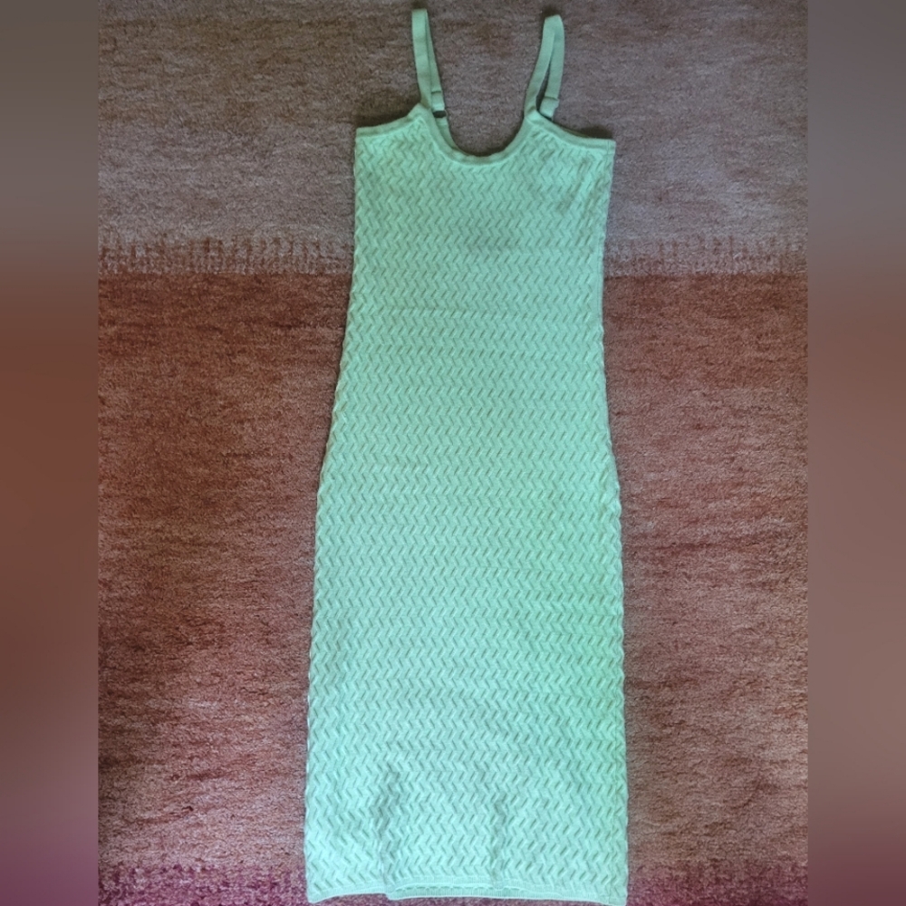 House of Sunny Lime Green Maxi Dress